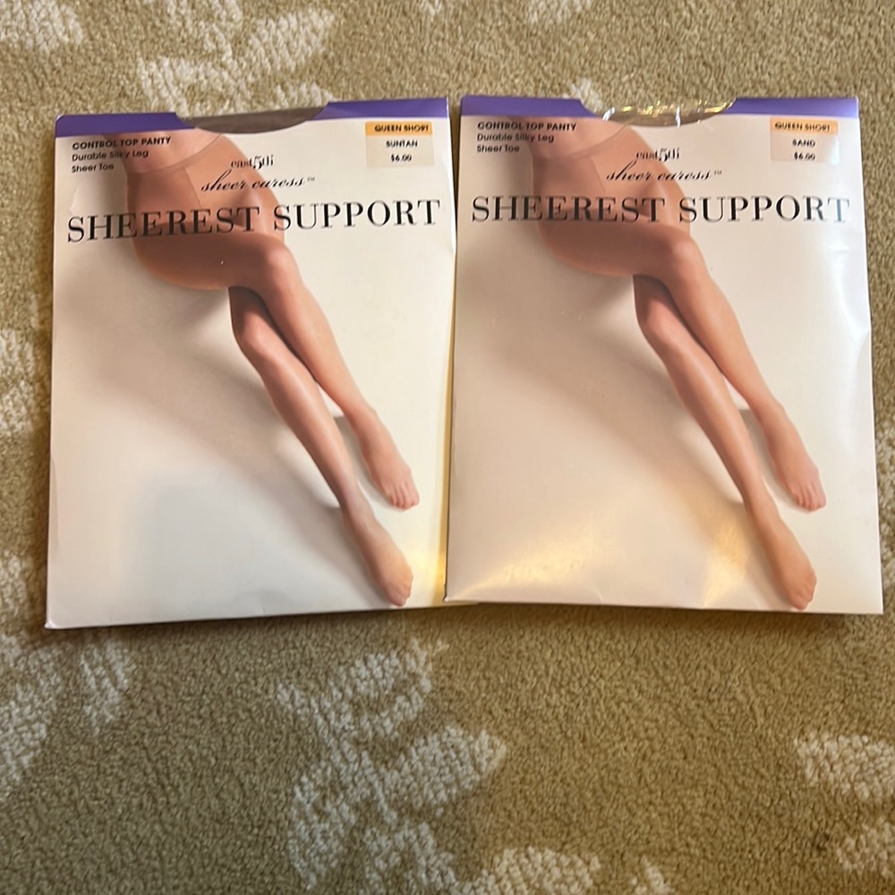 Control top pantyhose- set of 2